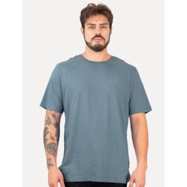 Imagem de Camiseta Individual Masculina Comfort Logo Azul Médio-Masculino