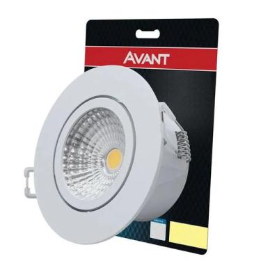 Imagem de KIT 5 Spot Led Cob Embutir Redondo 7w Avant 4000k Supimpa