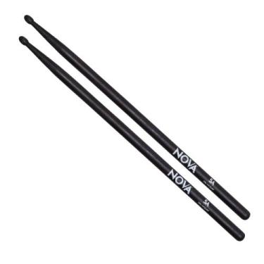 Imagem de Baqueta Vic Firth Nova Preta 5A Madeira 7365