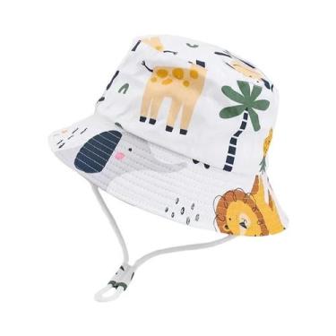 Imagem de Chapéu de Sol Infantil com Proteção UV - Desenhos Animados para Bebês,