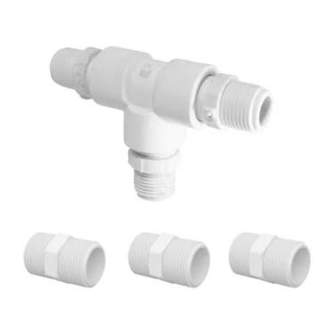 Imagem de Duplicar Ponto De Água Adaptador T Abs Para Torneira - Rama