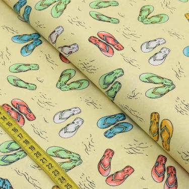 Imagem de Tecido Estampado para Patchwork - Praia Cor 2546 (0,50x1,50) - CÍRCULO