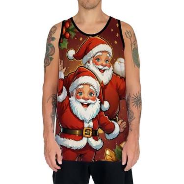 Imagem de Camiseta Regata Tshirt Natal Festas Papai Noel Trenó Neve 5 - Enjoy Sh