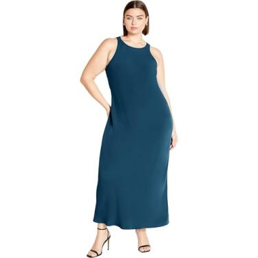 Imagem de CITY CHIC Vestido plus size, frente única, Poseidon, 54