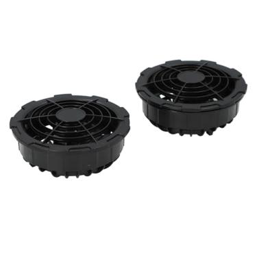Imagem de Ventilador de Colete de Refrigeração de 2 Peças, Motor Sem Escova de Baixo Nível de Ruído, Com Cabo de Alimentação Dc 12v, Ventilador de Colete Condicionado de Ar para Roupas