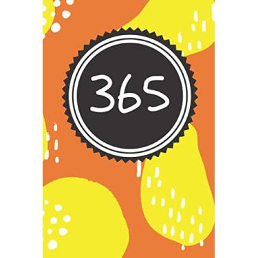 Imagem de 365 Day Journal - One Page A Day | Unlined | Undated | 6x9 Daily Dairy | Yellow and Orange Abstract Pattern Cover: Daily Diary for 365 days of Journaling. Gift for Family and Friends
