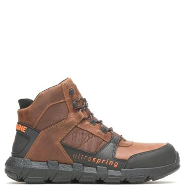 Imagem de Wolverine Men's Rev UltraSpring DuraShocks CarbonMax Vent Mid Industrial Boot, Tobacco, 9.5