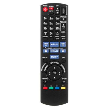 Imagem de Beyution Controle remoto de substituição N2QAKB000076 compatível com Panasonic Blu-ray Disc DVD Player DMP-BD45 DMP-BD65 DMP-BD85 DMP-BD85K DMP-BD655 DMP-BDT100 BDT-321 DMP-BDT105 DMP-BDT100P
