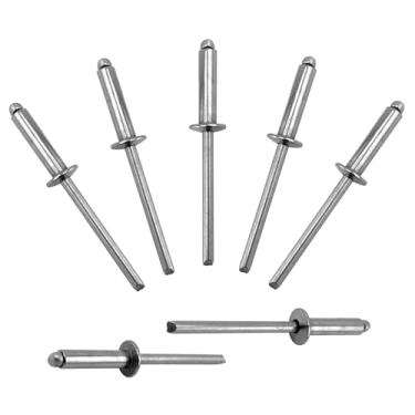 Imagem de ALLCLEAN 100 peças de rebites cegos profissionais de aço inoxidável de 5/81 x 5/8 polegadas, 4 rebites pop de 16 mm, cabo de aço inoxidável e mandril de aço inoxidável