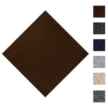 Imagem de CUCOS Carpetes Em Placas 24" X 24" Descasque e Cole, Carpete Quadrado Autoadesivo com Almofada Macia, Piso de Carpete Antiderrapante, Faça Você Mesmo, Fácil para Quarto, Sala de Estar, 10 Peças