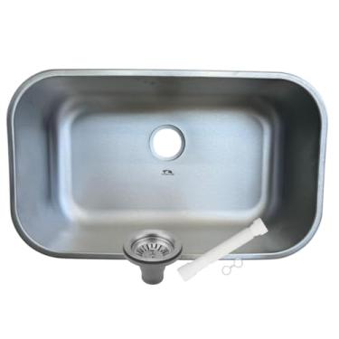 Imagem de Cuba Gourmet Tecnocuba 70x40x20 Aço Inox 304 Escovado