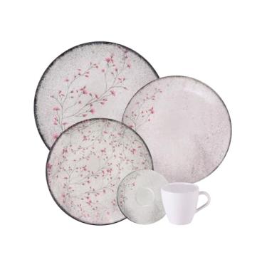 Imagem de Aparelho de Jantar Tramontina Floralis em Porcelana Decorada 20 Peças