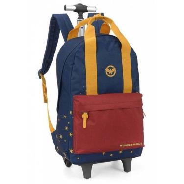 Imagem de Mochila Carrinho Luxcel Mulher Maravilha