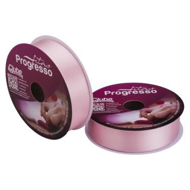 Imagem de Fita de Cetim Progresso 30mm 50 Mts Rosa Bebê 310