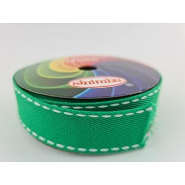 Imagem de Fita Jeans Sinimbu Cor 04 Verde - 22mm / 10 metros