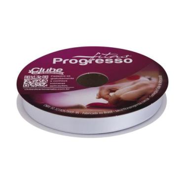 Imagem de Fita de Cetim Progresso 15mm 50 Mts Branco 201