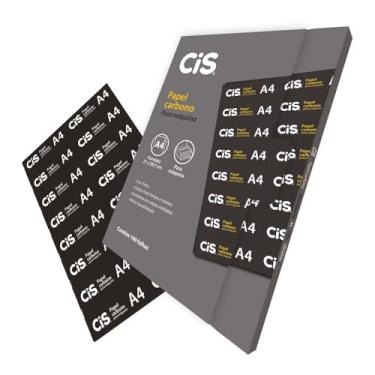Imagem de Carbono preto para máquina A4 caixa com 100 folhas Cis