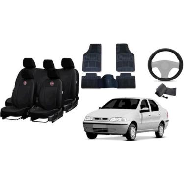 Imagem de Conjunto Capa de Couro Siena 06-12 + Tapete + Capa de Volante para Con