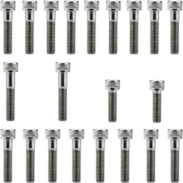 Imagem de Kit parafusos inox tampa motor lateral esquerda+direita YS150 Fazer 20