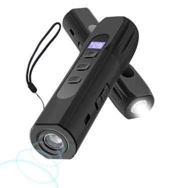 Imagem de Dispositivos de dissuasão de latidos de cães, dispositivo antilatido para treinamento de cães e auxiliares de comportamento, dispositivos de controle ultrassônico recarregável de latidos de cães com