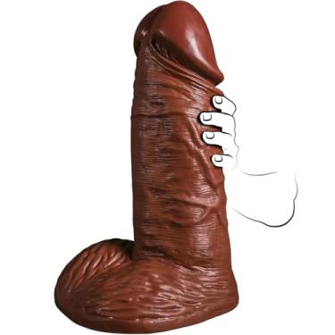 Imagem de Sexpower 15,1 Polegadas Super Longo Enorme Grosso Grande Dildo Realista, 4,5 Polegadas De Diâmetro Extra Largo Gordo Gigante Dildos, 11,5 Libras Super Pesado Grande Circunferência Gordinho Dildo Xxl