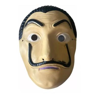 Imagem de Máscara La Casa de Papel - Dalí - Rosto Inteiro - Plástico - Genérico