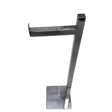 Imagem de Papeleira de chão Quadrada simples em Inox 3/4 - Cilento