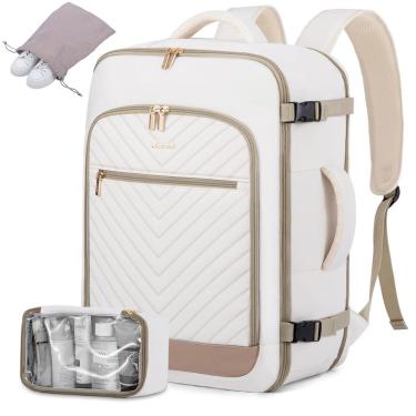 Imagem de Mochila de viagem LOVEVOOK 40L para mulheres com compartimento para laptop de 17"