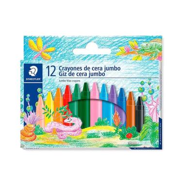 Imagem de Giz De Cera Jumbo 12 Cores 2299 C12 Staedtler
