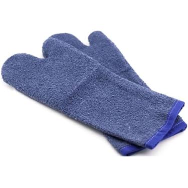 Imagem de Luva Forno Industrial 1Par 45cm ou 35cm Termica Cozinha Alta Temperatura (1Par de Luva Térmica 35cm)