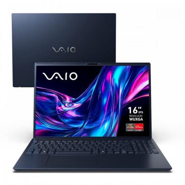 Imagem de Notebook Vaio FE16 AMD Ryzen 5-5625U 16GB RAM 512GB SSD 16 IPS WUXGA Windows 11 Home - Grafite