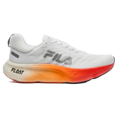 Imagem de Tênis Fila Float Maxxi 2 Masculino Branco, Laranja e Vermelho