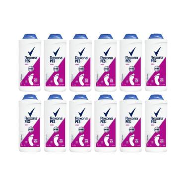 Imagem de Talco Para Pes Rexona Women 100G - Kit Com 12Un