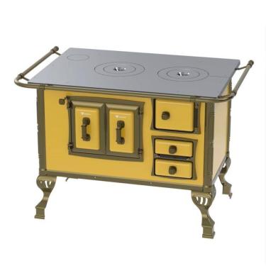 Imagem de Fogao a Lenha N 2 Colonial Amarelo Sem Tampa