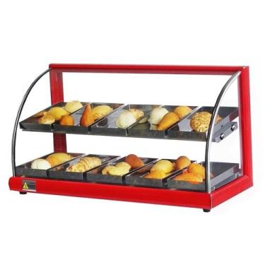 Imagem de AD10 - Estufa Alfa para salgados de 10 bandejas Dupla Vermelho - 127V 