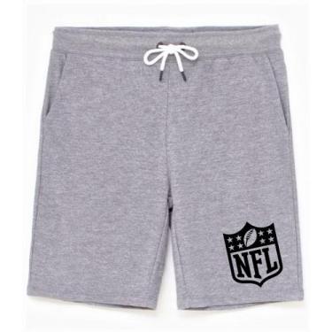 Imagem de Bermuda Moletinho Masculina NFL Super Bowl Football. - Phashion Blendy