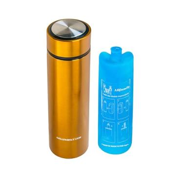 Imagem de 4ALLFAMILY Estojo térmico de viagem para canetas de insulina Caixa térmica de medicamentos EpiPen Carry Bolsa médica aprovada pela TSA, estojo de viagem para diabéticos com bolsa de gelo Biogel (médio