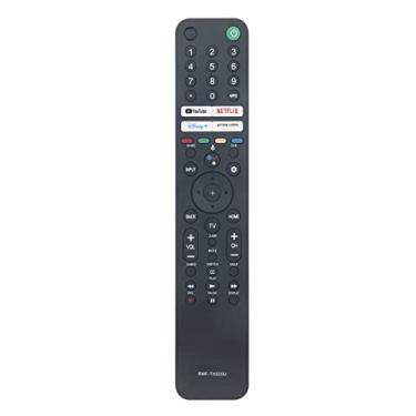 Imagem de ALLIMITY Controle remoto de voz de substituição RMF-TX520U compatível com Sony 4K OLED Smart TV KD43X85J KD50X80J KD50X85J KD55X79J KD55X80CJ KD-55X80CJ KD-55X80J XR65X94J XR65X95J XR75X90XRJ 75 x 94