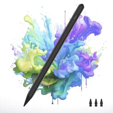 Imagem de Lápis para iPad A16 11ª geração com tempo de funcionamento de 26 horas, caneta Stylus com carregamento rápido e rejeição da palma da mão, caneta Apple compatível com iPad 11/10/9/8/7/6, Air, Pro