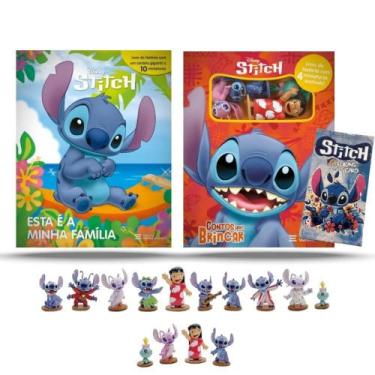 Imagem de Coleção Stitch : 2 Livros com Miniaturas + 4 Cartões para Colorir - Ki