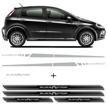 Imagem de Faixa Lateral Punto Blackmotion 14/15 + Soleira Protetora - SPORTINOX,