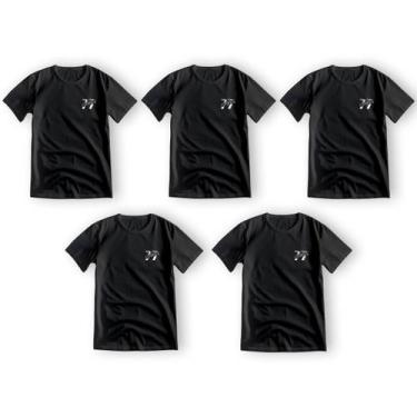 Imagem de Kit 5 Camisetas Academia Treino Dry Fitness Proteção Uv 77 - 77 Esport