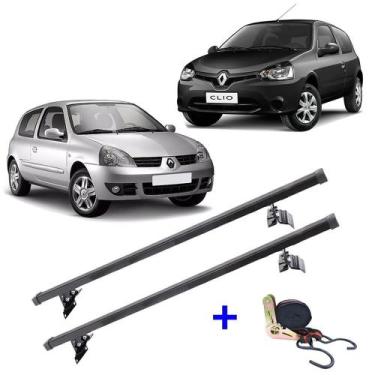 Imagem de Rack De Teto Renault Clio 2 Portas 2000 Até 2017 + 1 Cinta - Rack de T