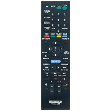 Imagem de Controle remoto de substituição RM-ADU126 compatível com Sony Blu-ray Disc/DVD Home Theater System 1-489-835-11 BDV-B1 HBD-B1 SA-WSB1 RM-ADU126 RMADU126
