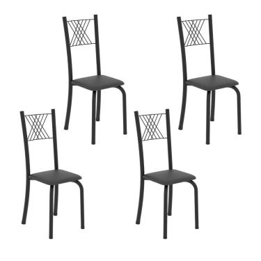 Imagem de Cadeiras para Sala de Jantar 4 Unidades Sara Preto