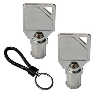 Imagem de Beaufan Pacote com 2 chaves de acesso GR800 com 1 pacote de chaveiro para Speed Queen 54612 & Alliance lavadora e secadora, IMPORTANTE: verifique o modelo, tamanho e forma antes de fazer o pedido