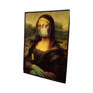 Imagem de Engraçado Mona Lisa Toilet Poster Autoadesivo À Prova D'água Arte Ades