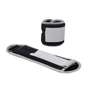 Imagem de Pesos no tornozelo, pesos de pulso para mulheres, 2 x 0,25 kg/0,5 kg de peso da perna de mão para crianças sacos de areia com braçadeira ajustável alargada de 5 cm, para corrida, ginástica, aeróbica