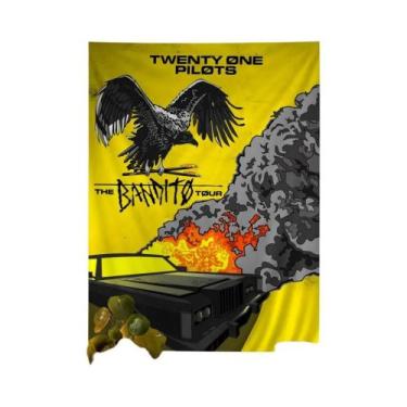 Imagem de Tapeçaria De Desenho Animado Boêmio Mandala T-Twenty One P-Pilots Lenç