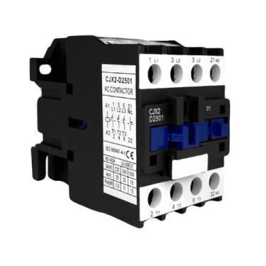Imagem de Contator trifásico tripolar cjx2 2501 1nf 220v 25a - ENG